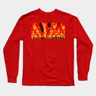 Red lantern roof decoration for Chinese New Year 3 Long Sleeve T-Shirt